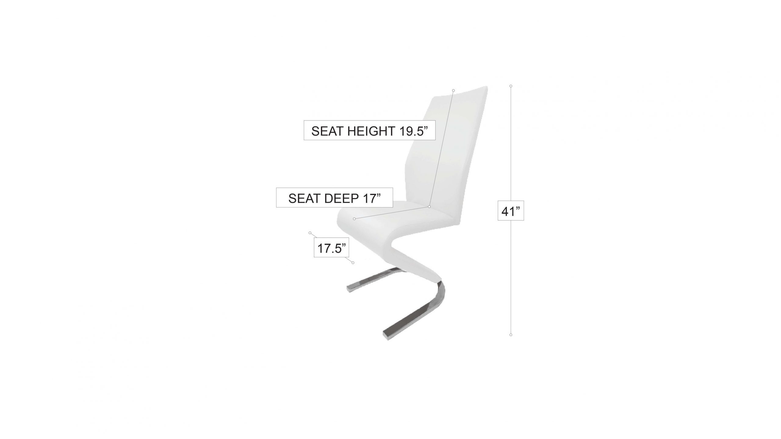 Serenity Dining Chair Grey - Image 2