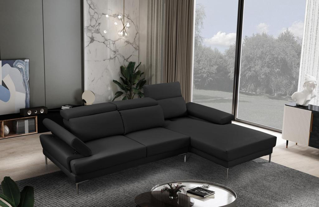 Kim Sectional Black RIGHT - Image 3
