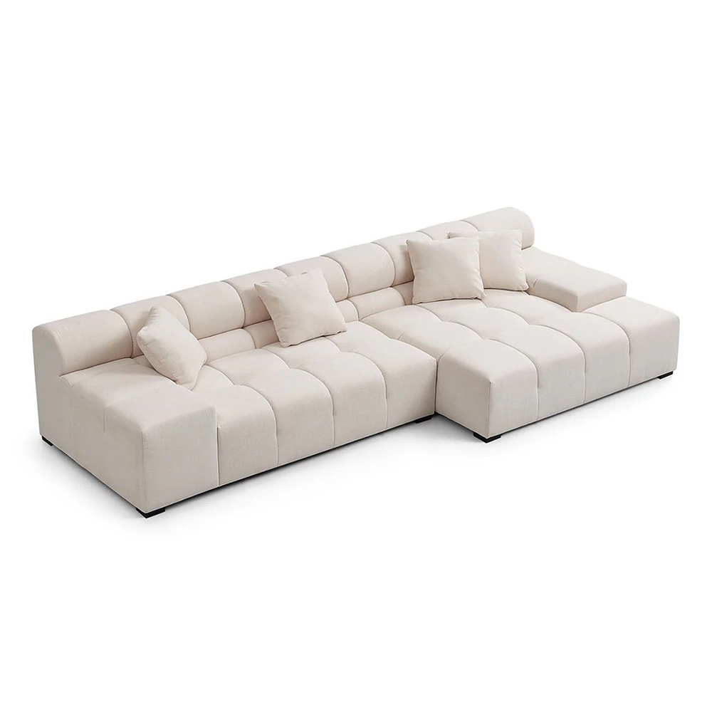 Midtown Sectional Cream RIGHT