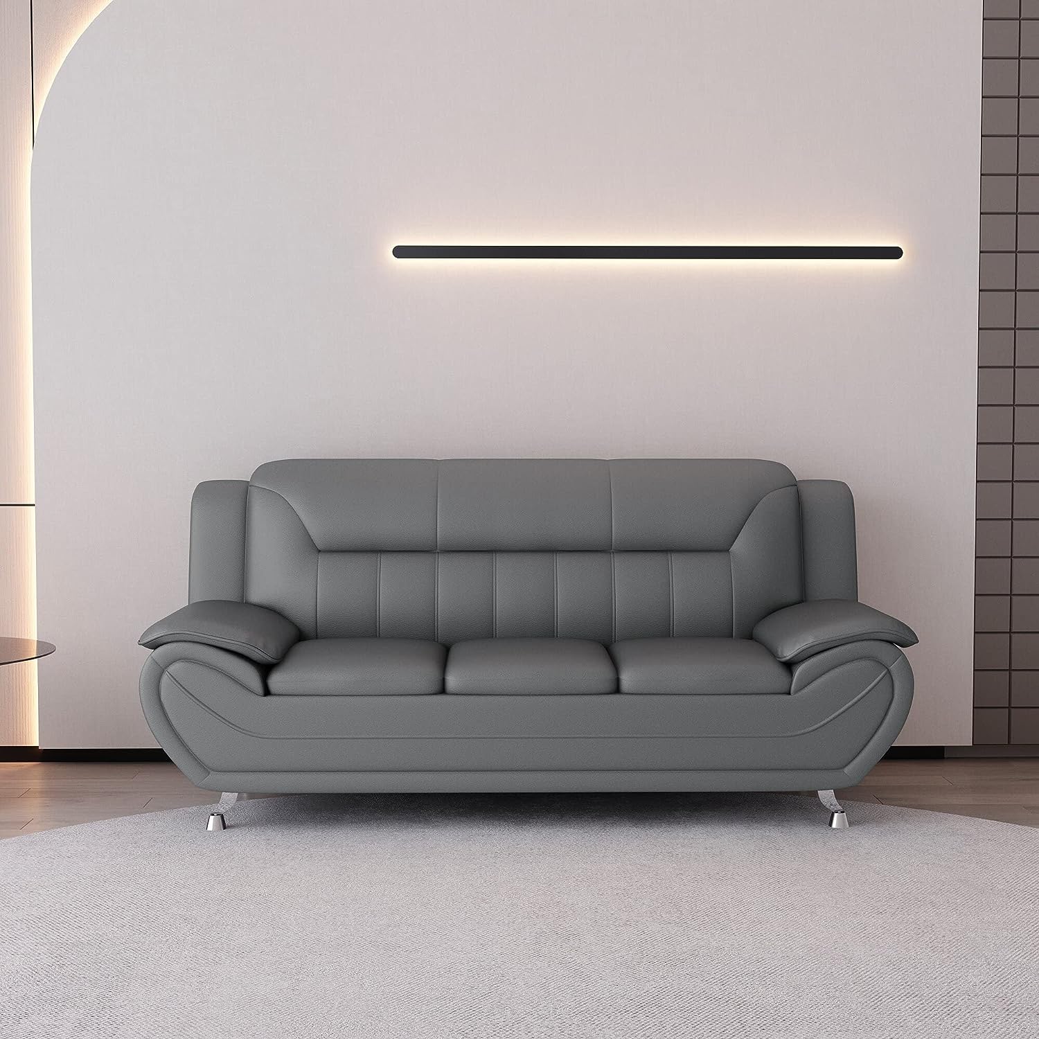 Venecia Sofa Set Grey - Image 6