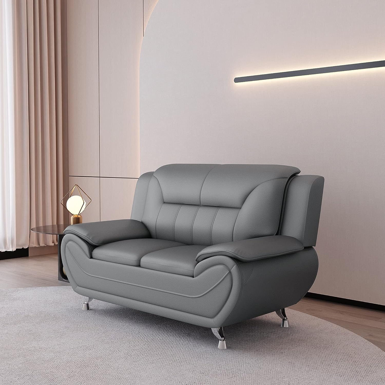 Venecia Sofa Set Grey - Image 8