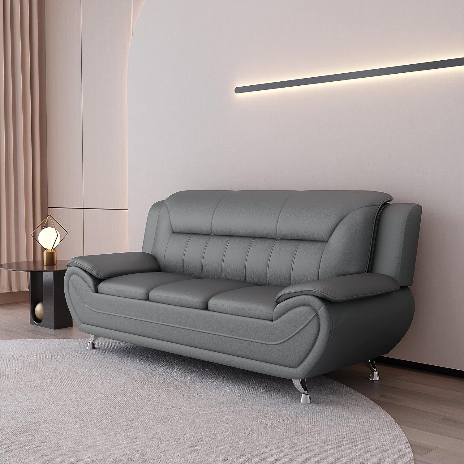 Venecia Sofa Set Grey - Image 10