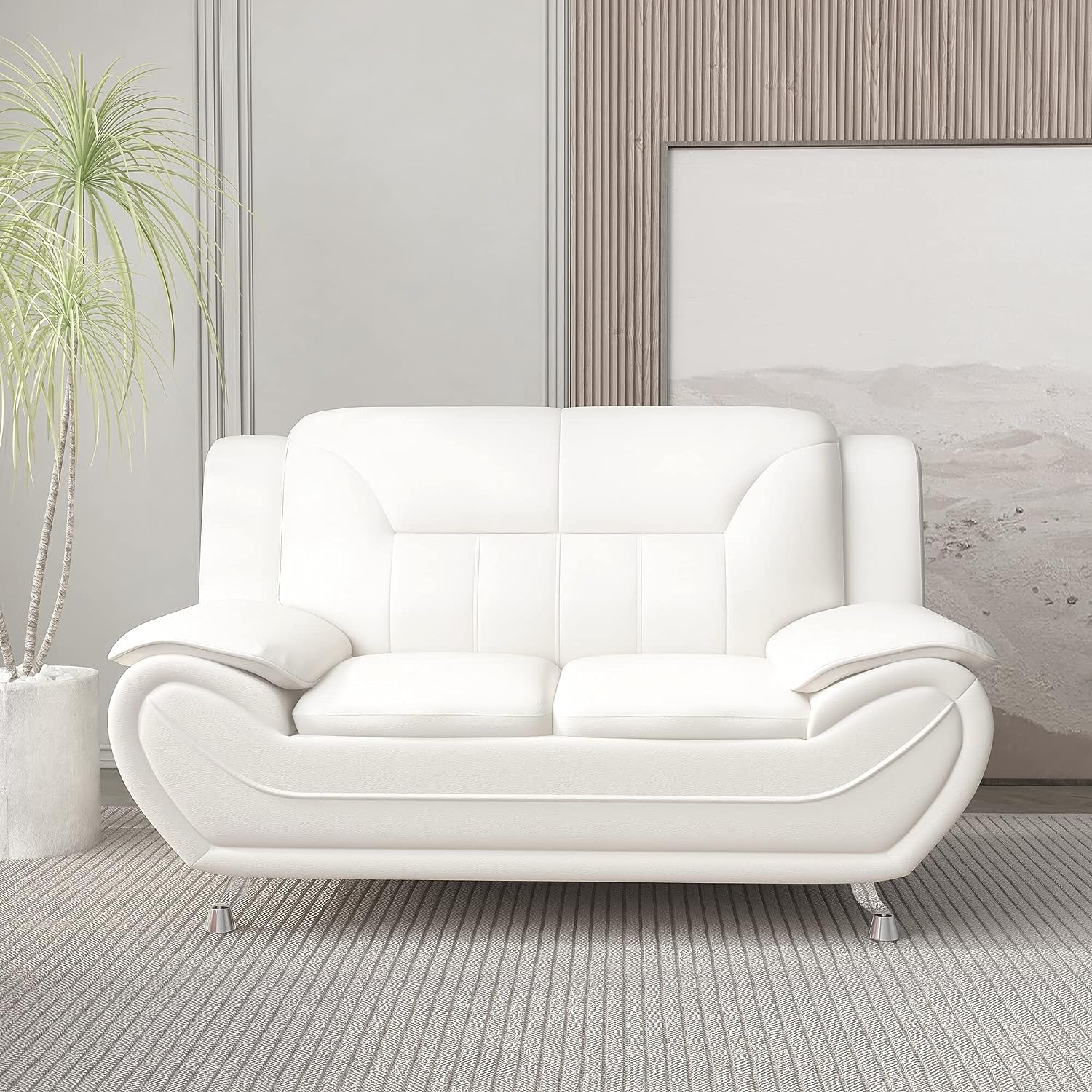 Venecia Sofa Set White - Image 8