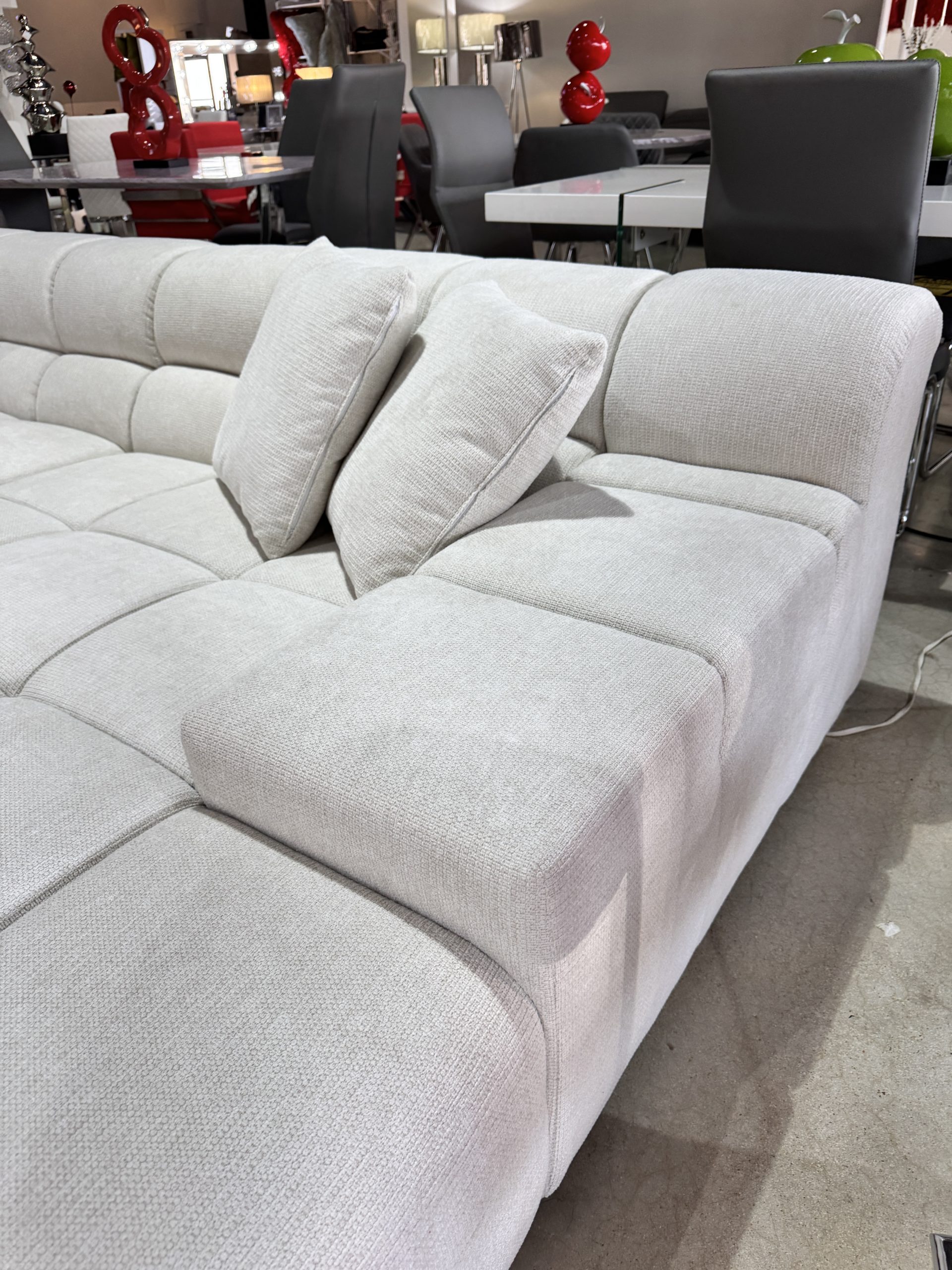Midtown Sectional Grey LEFT - Image 9