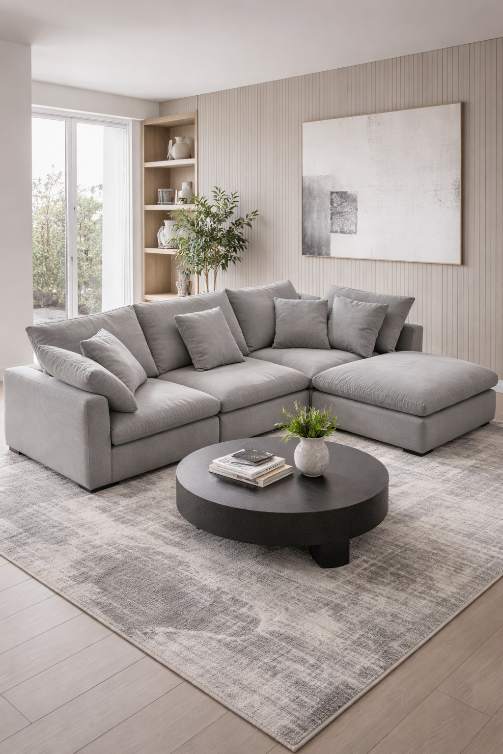 NEO Modular Sectional Sofa Grey - Image 8