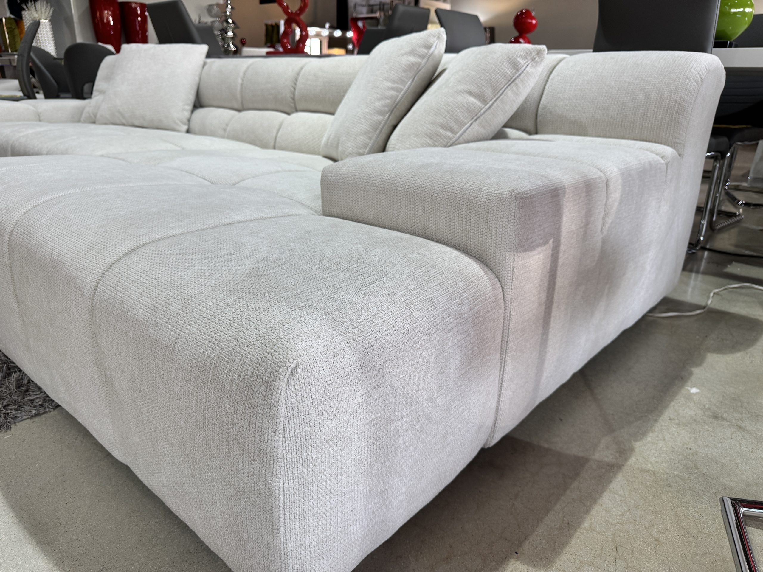 Midtown Sectional HEATHER Grey RIGHT - Image 6